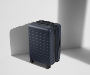 Maleta Away Bigger Carry-On Flex Azul Marino Azules | SOUX8paNoO7