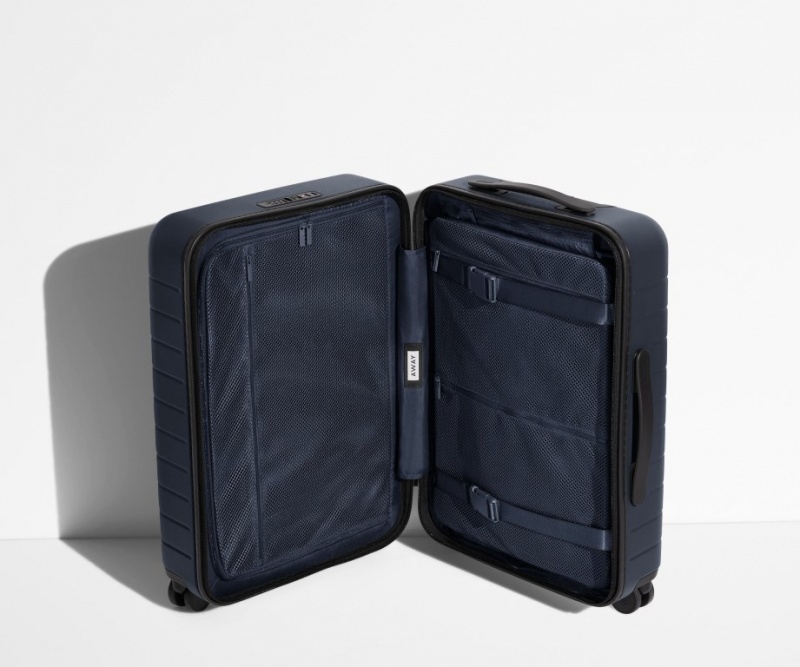 Maleta Away Bigger Carry-On Azul Marino Azules | xhfamDZJZid