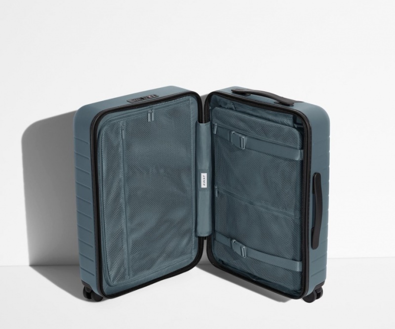 Maleta Away Bigger Carry-On Azules | BmR0sSm9aDn