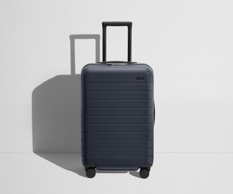 Maleta Away Bigger Carry-On Flex Azul Marino Azules | SOUX8paNoO7