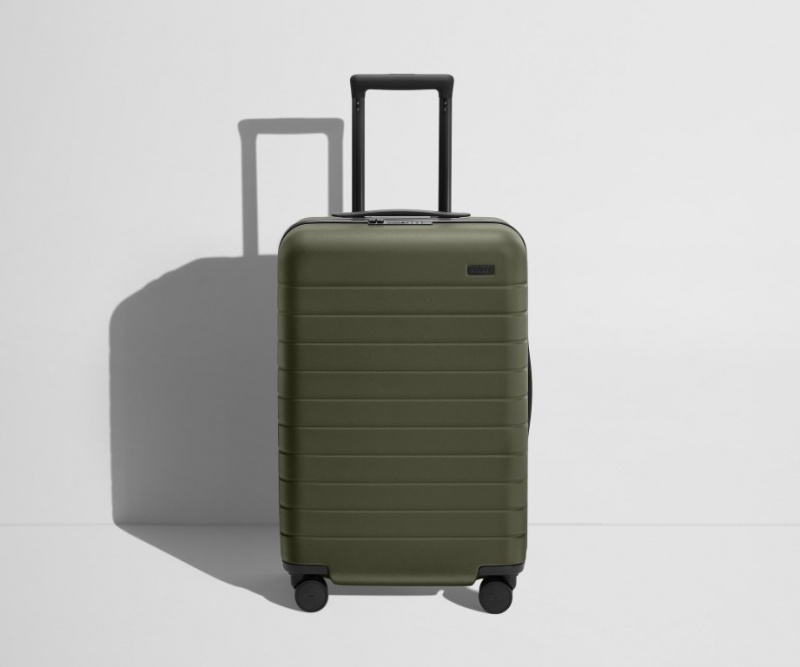 Maleta Away Bigger Carry-On Flex Verde Oliva Verdes | 0Xpm6ky153f